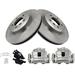 2001-2006 BMW 330Ci Front Brake Pad Rotor and Caliper Set - TRQ BKA36108