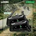 Lexin-Oreillette Bluetooth MTX Mesh pour moto appareil de communication pour casque intercom en