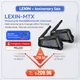 Lexin-Oreillette Bluetooth MTX Mesh pour moto appareil de communication pour casque intercom en