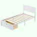 Red Barrel Studio® Full/Double Storage Platform Bed Wood in White | 36.2 H x 76 D in | Wayfair E0FF53EFC731446580C7E3F692CD2A97