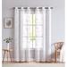 Red Barrel Studio® Najim Poleyester Sheer Curtain Pair in White | 96 H x 38 W in | Wayfair 2562CD3E6EC2422EAEE4C60BA4245227