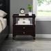 Alcott Hill® Casamassina Solid Wood Nightstand Wood in Brown/Green | 26.91 H x 23.61 W x 16.91 D in | Wayfair 6879AA83D0A641C996E0BFD797CB878E