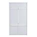 Latitude Run® Almaha Hall Tree w/ Shoe Storage Wood in White | 71.1 H x 40.6 W x 8.7 D in | Wayfair 68ADA2B007594D058B1995AFBF8227FB