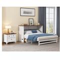 Winston Porter Myafina 2 Piece Bedroom Set in Brown | 41.5 H x 57 W x 77 D in | Wayfair E576CBB2322A49D7BD2B40ED52C05204