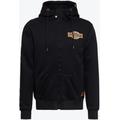 King Kerosin Ride Fast Speedfreak Adventure Sweat à capuche Zip, noir, taille 4XL