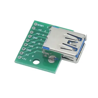5 stücke USB 3 0 A Buchse Interface zu 2 54mm DIP PCB Konverter Adapter Breakout-Board