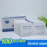 100 pz/lotto Swap preparazione Pad bagnato pulire alcool pulire per antisettico pulito cura della
