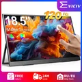 EVICIV Monitor per computer da 18 5 pollici IPS Touchscreen 120 Hz Display da gioco USB-C HDMI