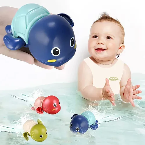 Bades pielzeug niedliche Schwimm schildkröte schwimmende Aufzieh spielzeug Neugeborene Kleinkinder