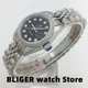 BLIGER 2022 New 26mm Women's Classic Mechanical Watch NH05 Movement Silver case Black dial Sapphire