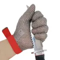 5 Level Anti-cutting Work Gloves Stainless Steel Wire Safety Gloves Safety Stab Resistant Work