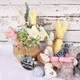 Cloth Easter Bunny Rabbit Doll Ornaments Easter Decorations For Home Easter Festival Party Kids