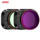 BRDRC VND Lens Filters for DJI Mini 4 Pro Drone VND4-32/64-512 Adjustable Optical Glass Variable ND