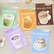 30 Sheets Cute Sticky Notes Coffee drink Shape Markers Flags Self-Stick Memo Pads Students Home