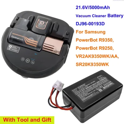 Cameron Sino 21,6 V/ 5000mAh Vakuum Batterie DJ96-00193D für Samsung PowerBot R9350, PowerBot R9250, Image