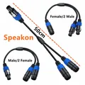 Speakon Splitter 1 to 2 Splitter Y Cable Speak-on Break Out Cable Speakon Female Male to Dual Male