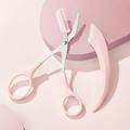 1PCS Professional Eyebrow Scissors With Comb Makeup Remover Makeup Tools Hair Removal Grooming Plastic Trimmer Eyelashes Shaping Tool Makeup Beauty Accessories for Men and Women