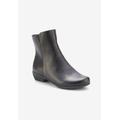 Extra Wide Width Women's Elsie Bootie by Ros Hommerson in Black Leather (Size 9 WW)