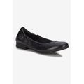 Women's Tess Flat by Ros Hommerson in Black Leather (Size 9 1/2 M)
