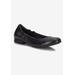 Women's Tess Flat by Ros Hommerson in Black Leather (Size 12 M)