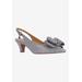 Wide Width Women's Weslee Pump by J. Renee in Pewter (Size 8 1/2 W)