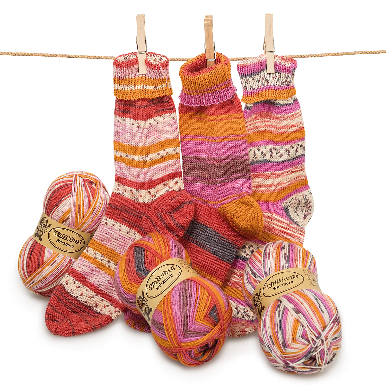 Woll Butt Pack de laine à chaussettes "Würzburg", 300 g