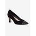 Women's Sadee Pump by Ros Hommerson in Black Kid Suede (Size 9 1/2 N)