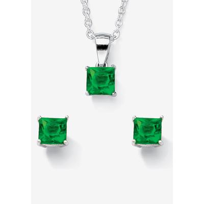Women's Birthstone Jewelry Set In .925 Silver by PalmBeach Jewelry in May