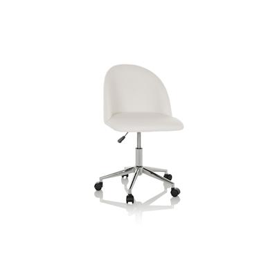 Bürostuhl / Drehstuhl SOLAO TED Bouclé weiß hjh OFFICE Image