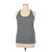 Under Armour Active Tank Top: Gray Activewear - Women's Size X-Large