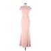 Katie May Cocktail Dress - Maxi: Pink Dresses - Women's Size 6 Tall