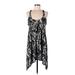 J Valdi Casual Dress - Mini Scoop Neck Sleeveless: Black Dresses - Women's Size Medium