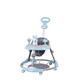 Putong Adjustable Baby Walker Foldable Safari Walker Multifunctional Baby Walker Feeding Tray Interactive Music Lights Blue Model P12A