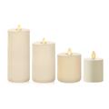 LightLi by Luminara LED Flameless Candle Collection- 4 Pack & Remote. Moving Flame & Touch Technology. Flameless Candles. Battery Operated Candles. Candle Home Decor & Living Room Accessories.