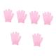 FRCOLOR 60 Pcs Five Finger Bath Gloves Face Esponja para Bañarse Facial Exfoliating Bath Gloves Self Tanner Tanning Mitt Bath Sponge Scrub for Bathing Glove Bathing Scrubbers