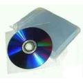 500 Premium 120 Micron Plastic CD Sleeves with Flap - Dragon Trading