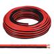 sourcing map Electrical Wire Cable 10AWG 100ft 2468 Electrical Wire PVC Cord Copper Red Black Cable for LED Strips Lamps Lighting