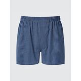 Men's Woven Checked Trunks | Blue | Large | UNIQLO US