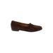 Cole Haan Flats: Loafers Chunky Heel Classic Brown Print Shoes - Women's Size 9 - Almond Toe