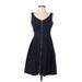 New York Clothing Co. Casual Dress - A-Line: Black Solid Dresses - Women's Size 4
