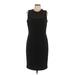 Just... Taylor Casual Dress - Sheath Crew Neck Sleeveless: Black Solid Dresses - Women's Size 14