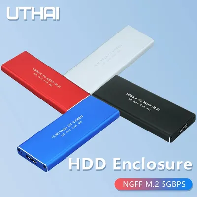 UTHAI-Boîtier métallique de refroidissement NGFF M.2 SSD 5GBPS USB 3.0 PC pour disque dur mobile