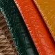 1.7mm Alligator Patent leather Alligator Stone PU Leather Fabric Faux Leather Fabric Crocodile