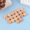 20Pcs Saxophone Cork Mats Trumpet Cornet Water Key Spit Value Cork Pads For Wind Instrument