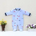 Pure Cotton Zipper Rompers for 0 to 12 Months Baby One Piece Clothes Boys and Girls Bodysuits