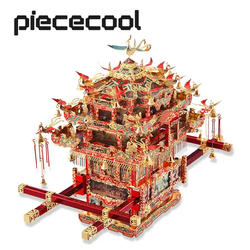 Piececool 3D Metall Puzzle DIY Modell Kits Braut Limousine Stuhl Jigsaw Gebäude Kits Spielzeug für