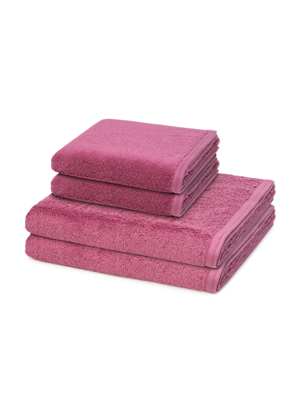 Vossen Handtuchset 2-teilig Damen pink, ONE SIZE Image