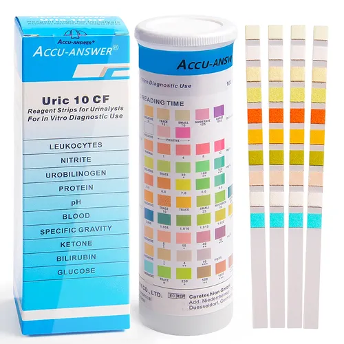 10 Parameter Urin Teststreifen für Urinanalyse (100pc) in Versiegelten Beutel. Tests für Ketose pH
