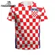 NADANBAO Summer Men/Women Croatia Football Jerseys Sport Tee Tops 3D Printing Futebol Soccer Jersey