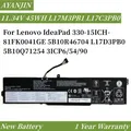 L17M3PB1 L17C3PB0 11.34V 45WH Laptop Battery For Lenovo IdeaPad 330-15ICH-81FK0041GE 5B10R46704